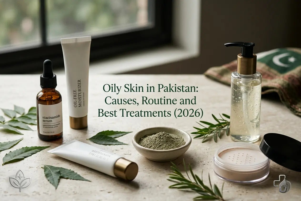 Oily Skin in Pakistan: Causes, Routine and Best Treatments (2026)