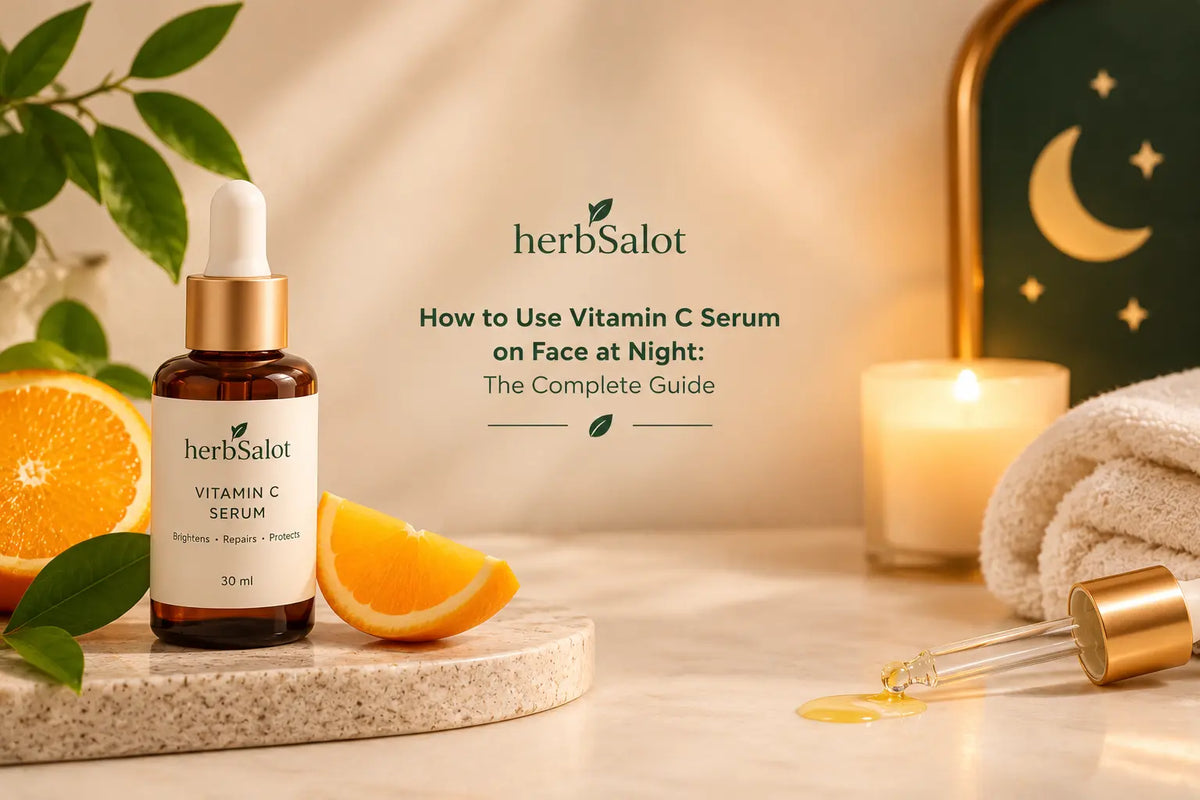 How to Use Vitamin C Serum on Face at Night: The Complete Guide