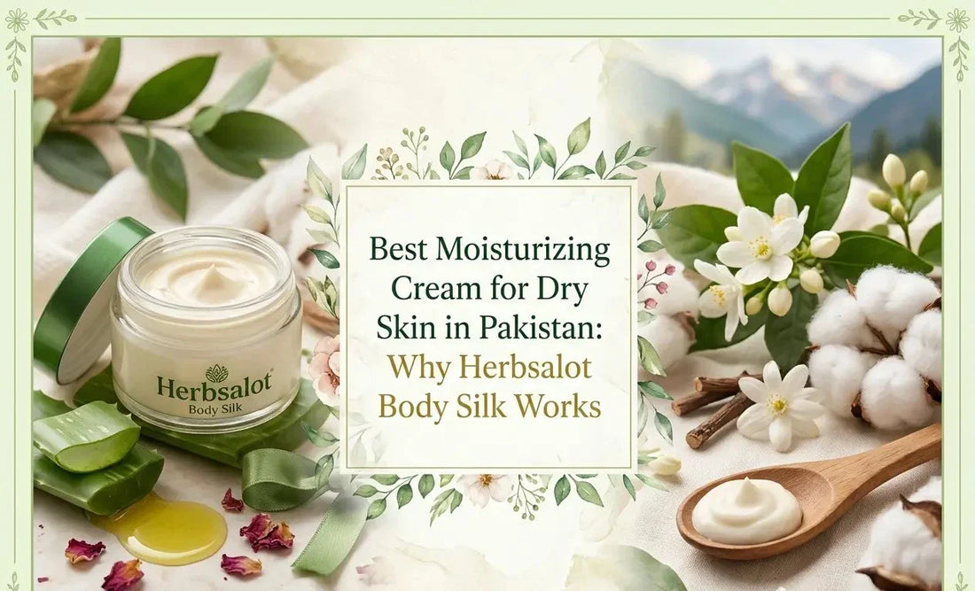 Best Moisturizing Cream for Dry Skin in Pakistan: Why Herbsalot Body Silk Works