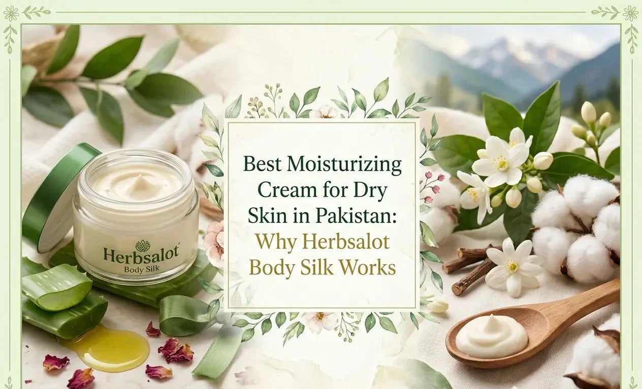 Best Moisturizing Cream for Dry Skin in Pakistan: Why Herbsalot Body Silk Works