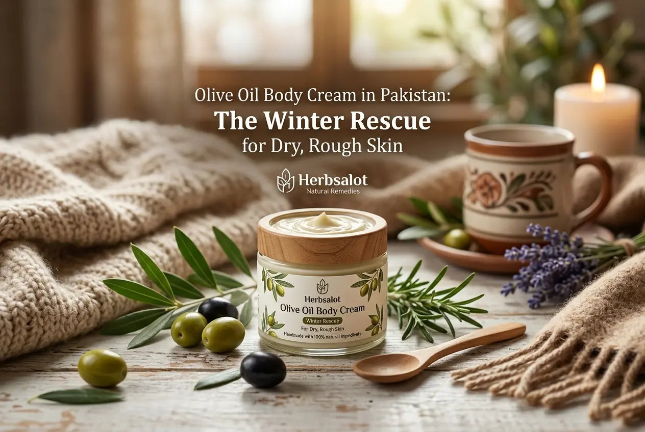 Olive Oil Body Cream in Pakistan: The Winter Rescue for Dry, Rough Skin