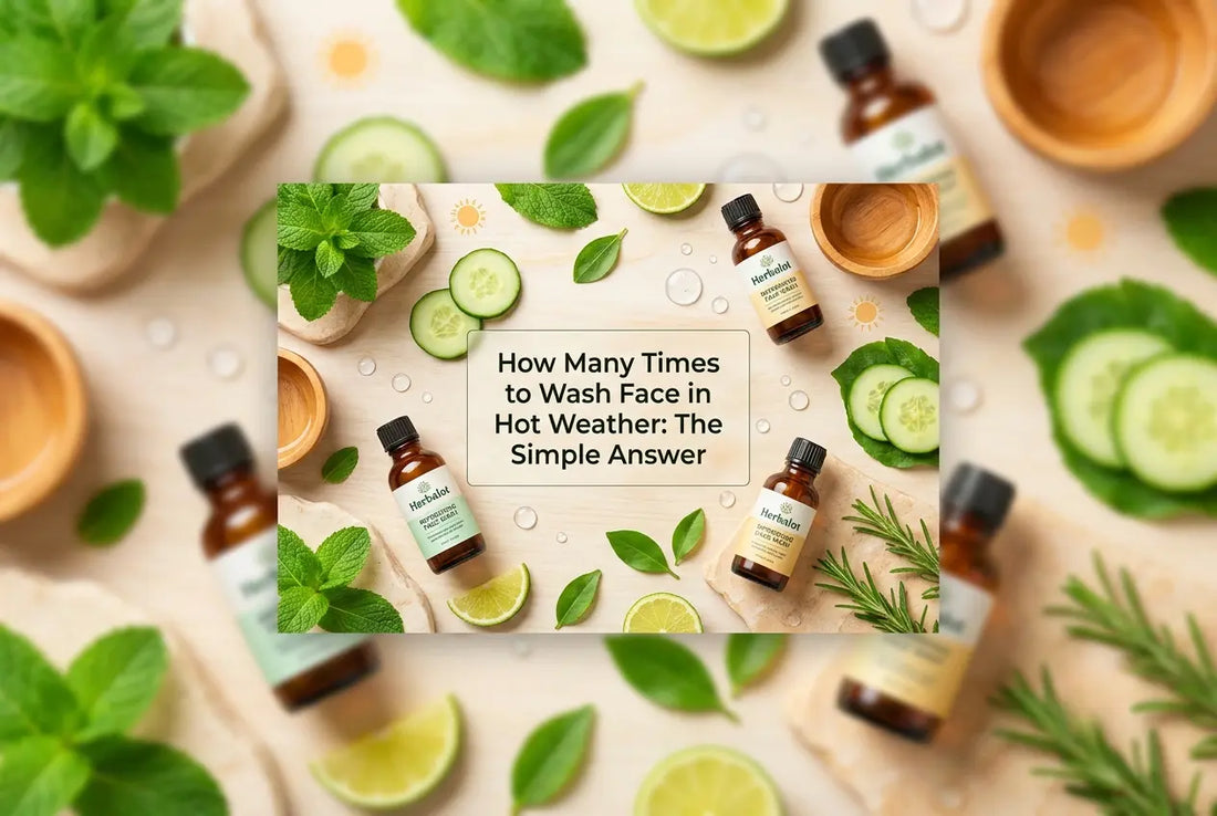 How Many Times to Wash Face in Hot Weather: The Simple Answer