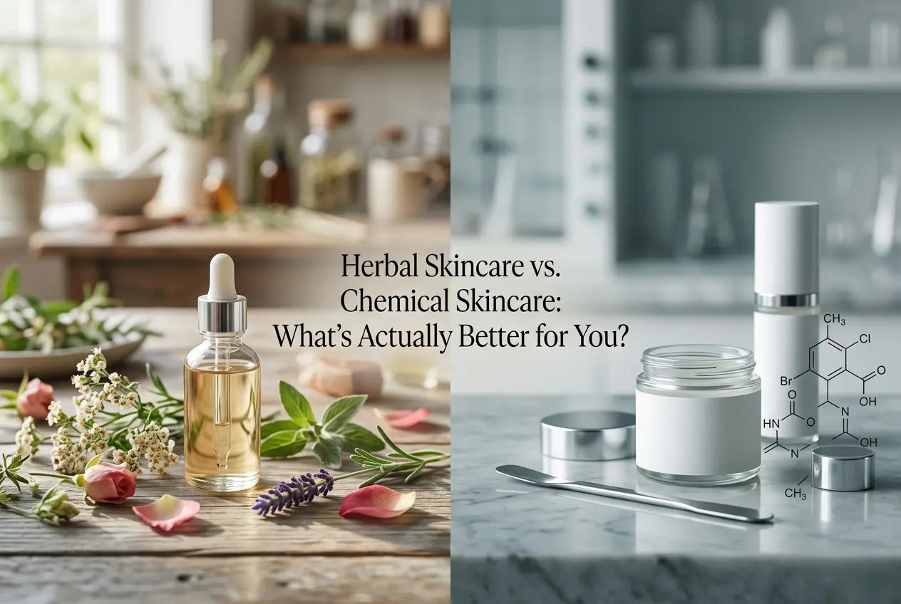 Herbal Skincare vs. Chemical Skincare: What's Actually Better for You?