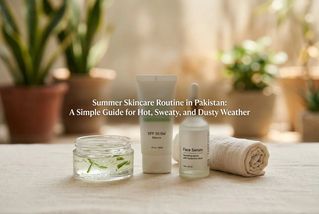 Summer Skincare Routine in Pakistan: A Simple Guide for Hot, Sweaty, and Dusty Weather