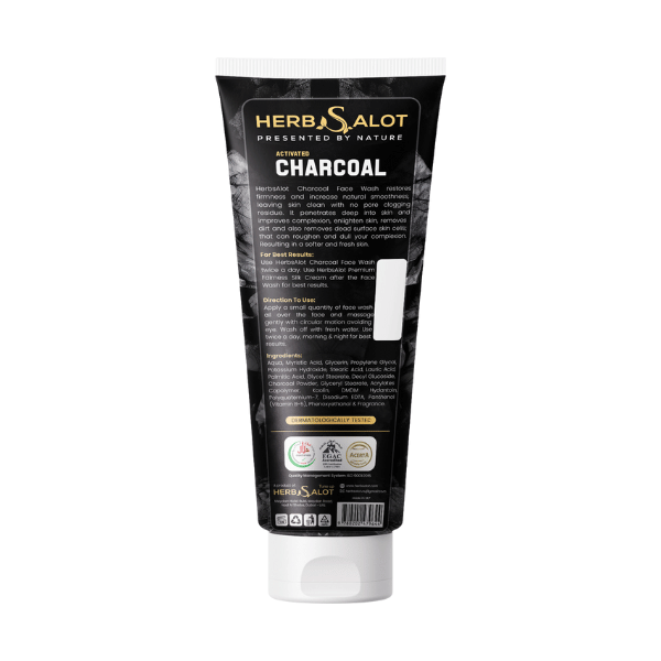 Herbsalot Charcoal Face wash 3-in-1 Activated
