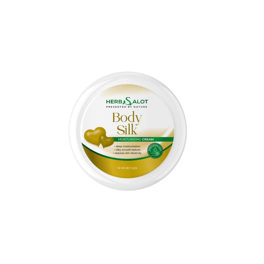 HerbSalot Body Silk Moisturizing Cream – Deep Hydration & Skin Elasticity for All Skin Types (300g)