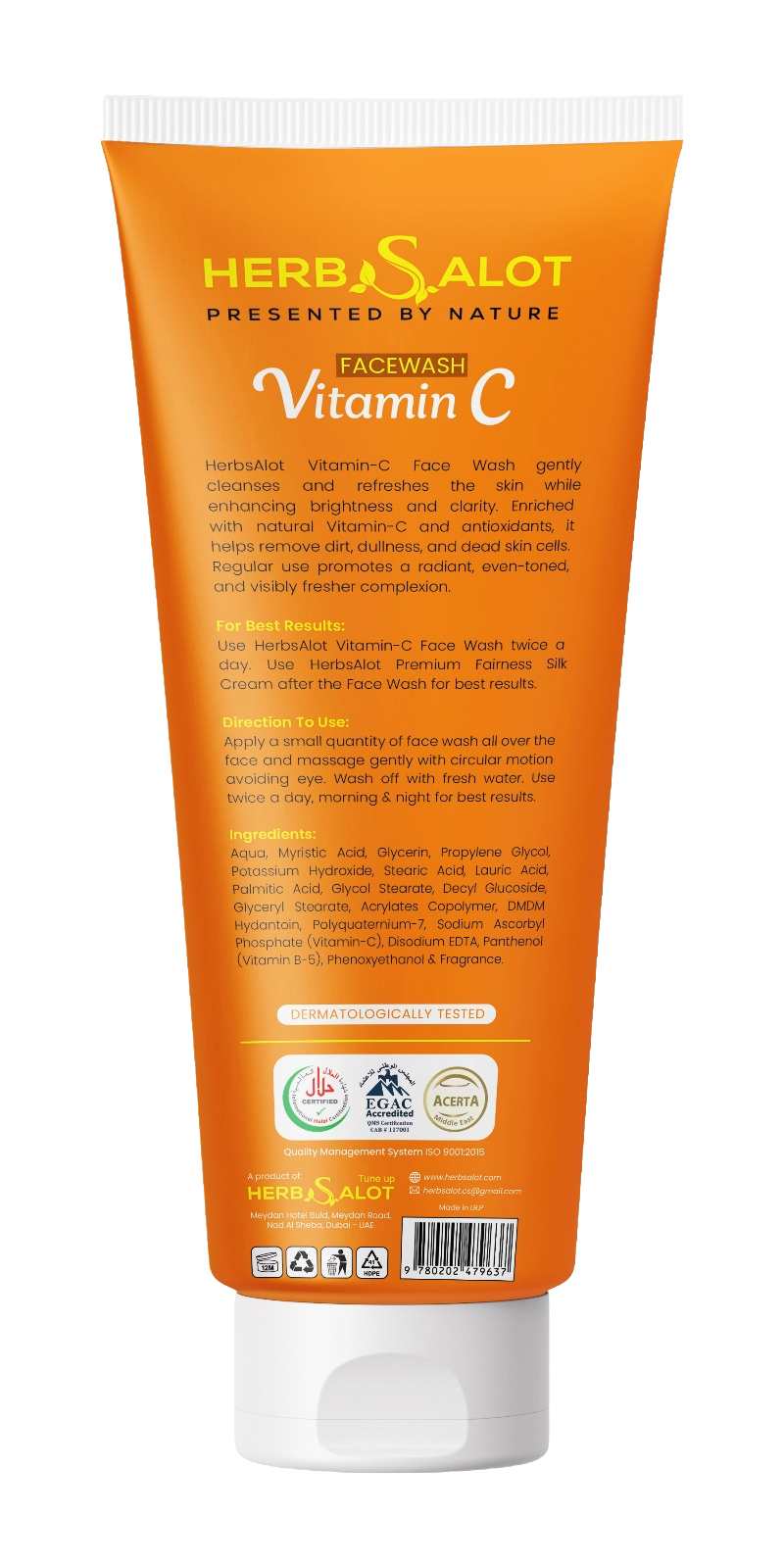 HerbSalot Vitamin C Orange Face Wash