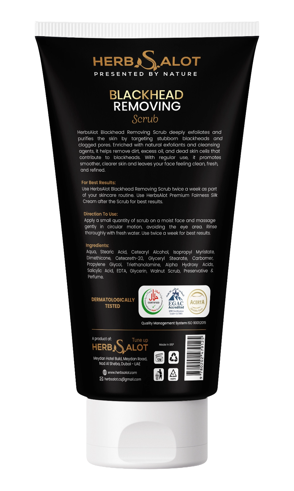 HerbSalot Blackhead Removing Face Scrub