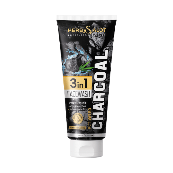 Herbsalot Charcoal Face wash 3-in-1 Activated