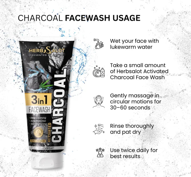 Activated Charcoal Face Wash