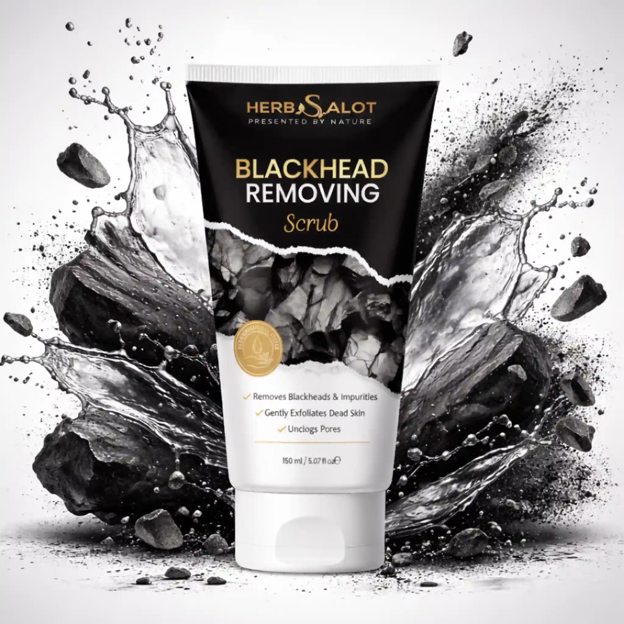 Herbsalot Blackhead Removing Face Scrub – 150ml