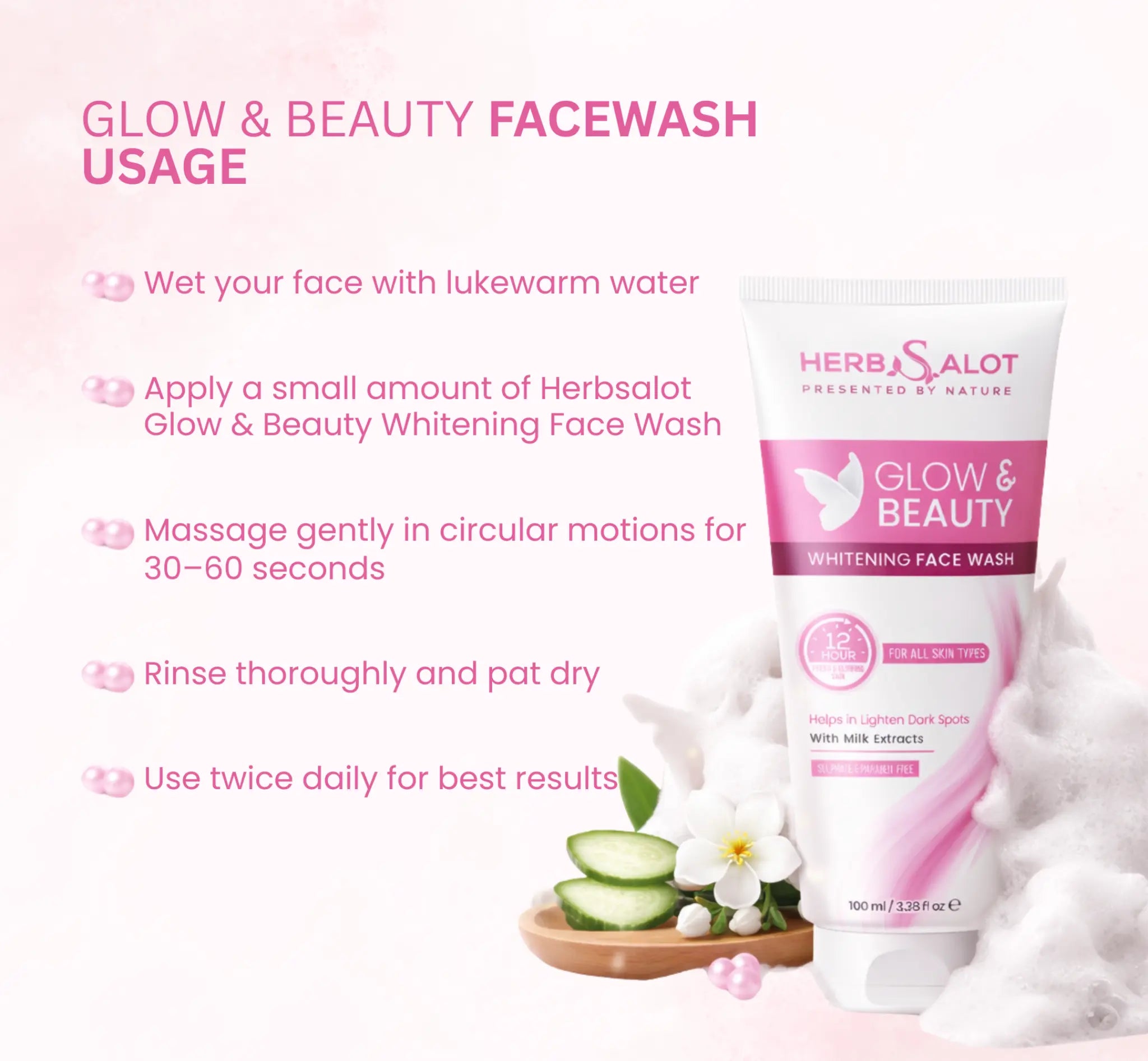 Glow & Beauty Whitening Face Wash