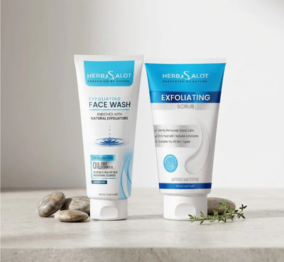 Exfoliating Face Wash & Scrub Combo