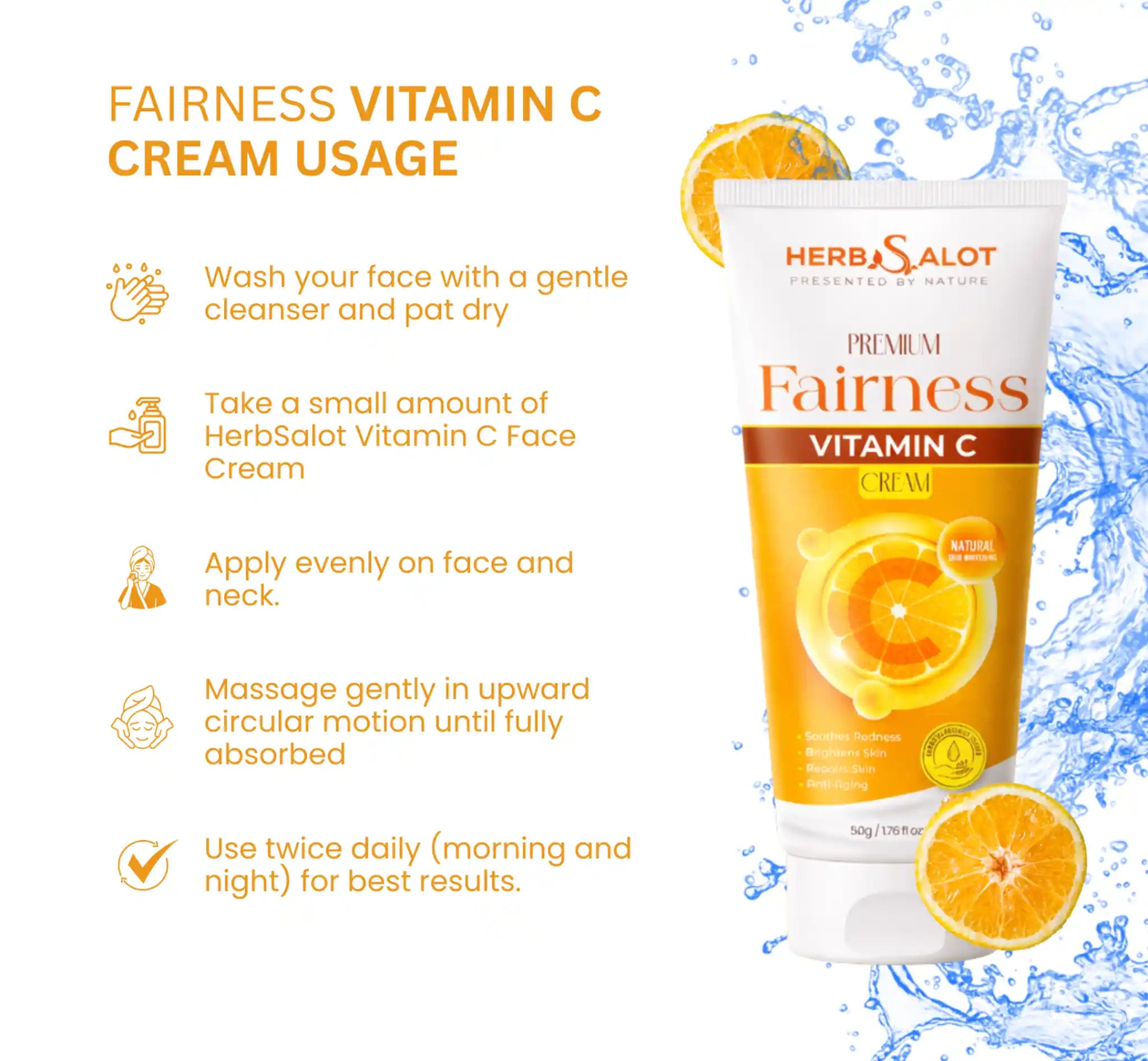 HerbSalot Fairness Vitamin C Face Cream