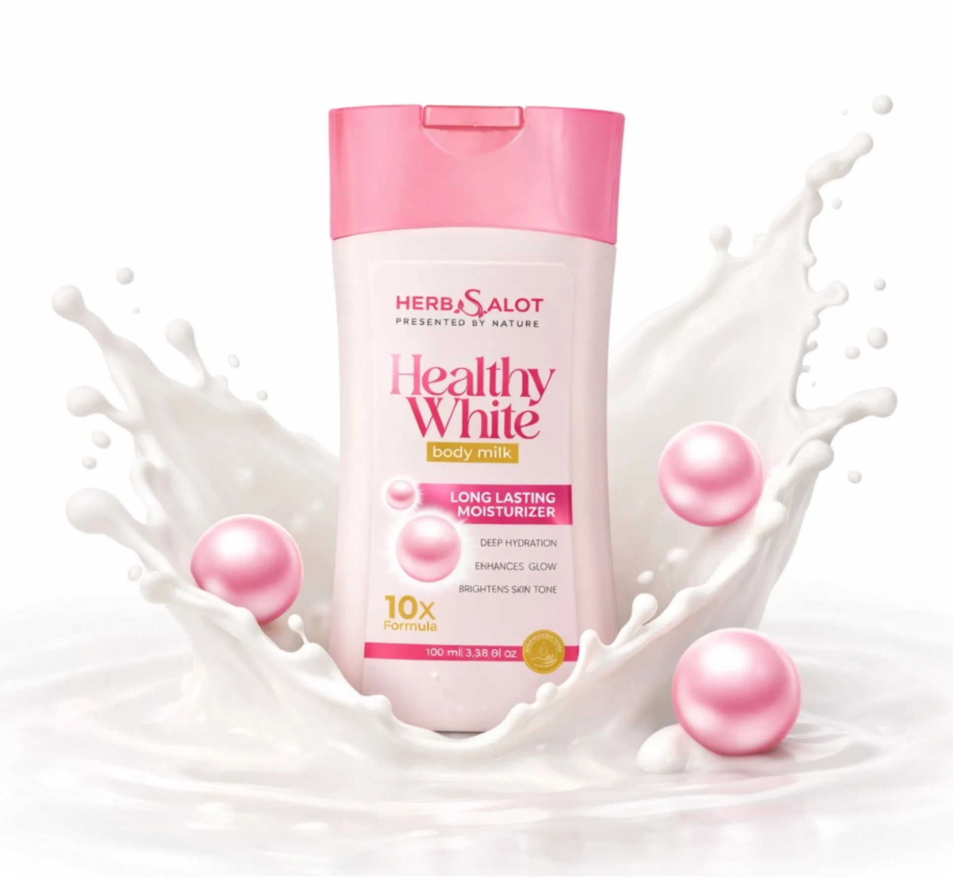 Herbsalot Brightening Body Milk with Alpha Arbutin