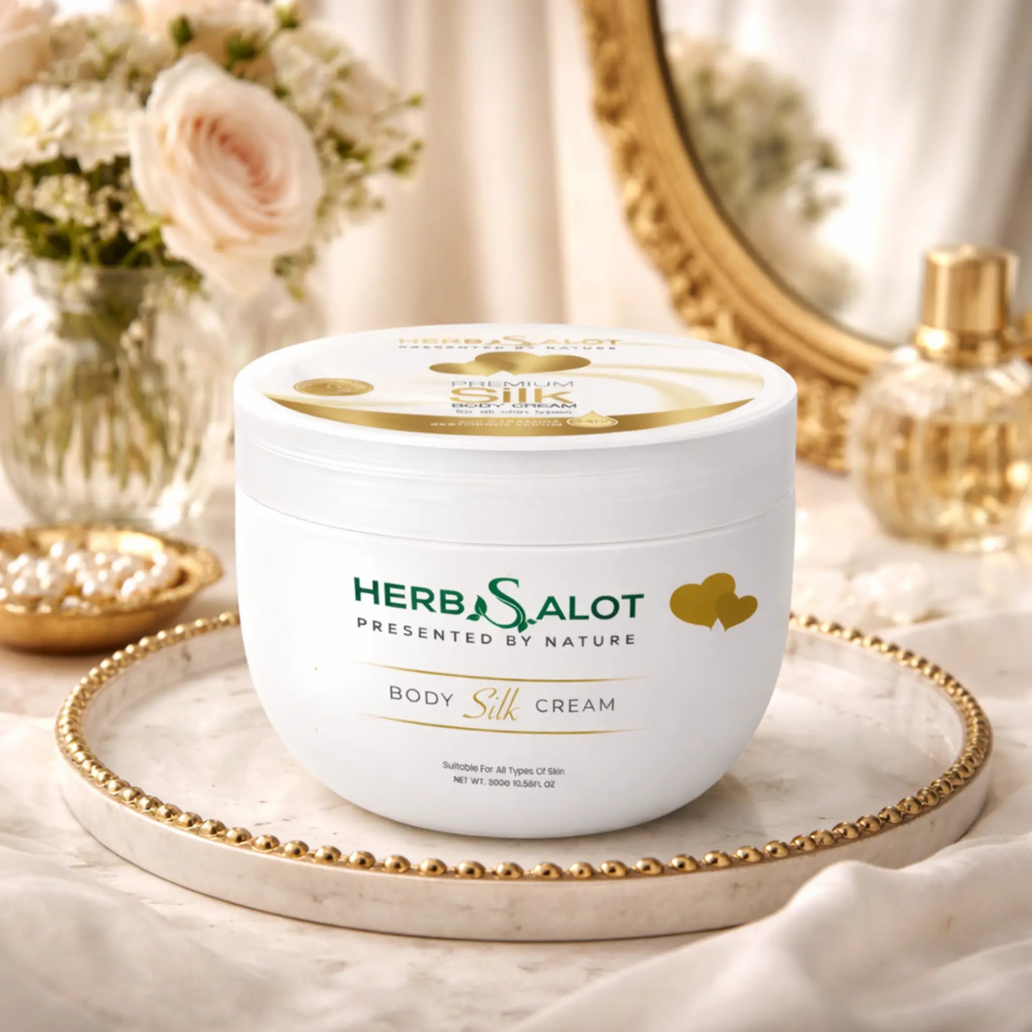 Herbsalot Body Silk Moisturizing Cream for Dry Skin