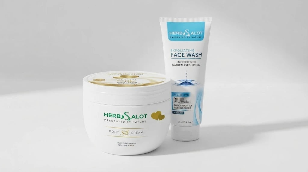 HerbsAlot Premium Silky Cream + Free Exfoliating Face Wash