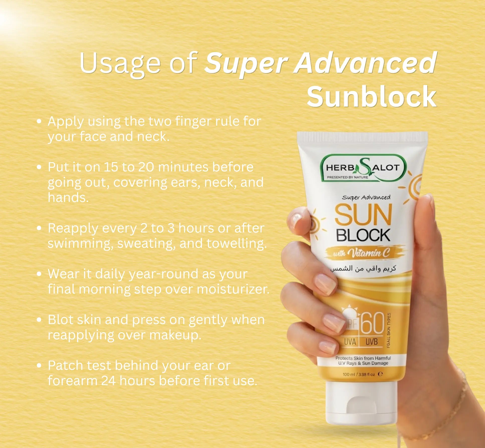 HerbsAlot Super Advanced Sun Block SPF 30 & SPF 60