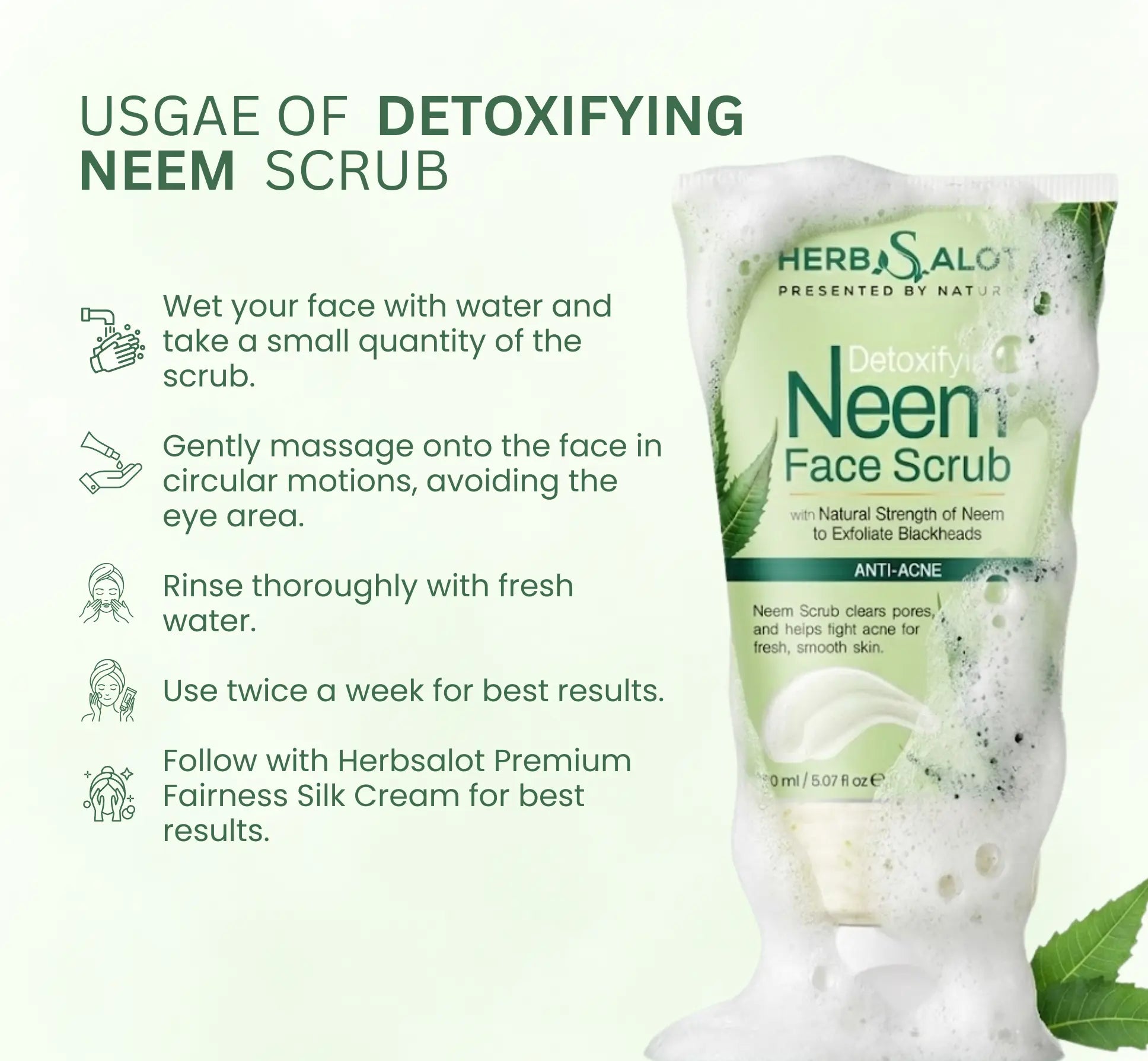 Anti-Acne Neem Blackhead Scrub
