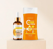 Vitamin C Body Lotion + Face Serum Bundle